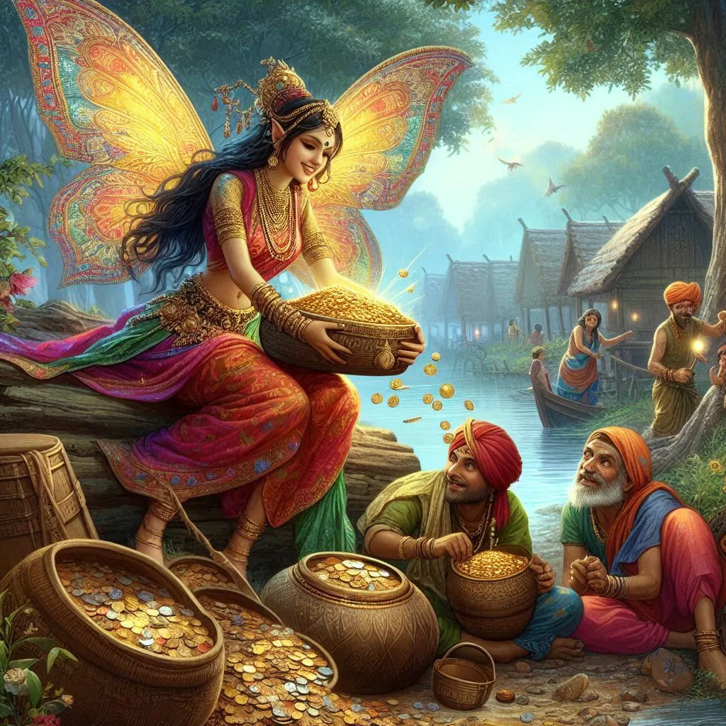 fairy with treasure story - pari ki kahani